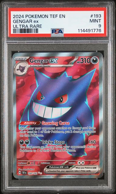 Gengar ex 193/162 Temporal Forces PSA 9 114491776