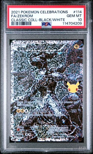 Zekrom 114/114 Classic Collection PSA 10 114704209