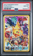 Pikachu 160/159 Crown Zenith PSA 10 98263014