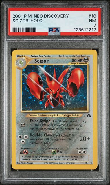 Scizor 10/75 Neo Discovery PSA 7 128612217
