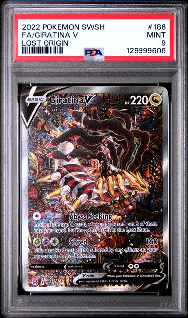 Giratina V 186/196 Lost Origin PSA 9 129999606