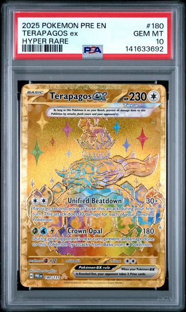 Terapagos 180/131 Prismatic Evolutions PSA 10 141633692