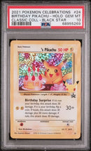 Birthday Pikachu 24 Celebrations Classic Collection Holo PSA 10 68955269