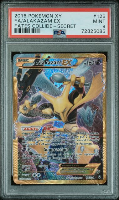 Alakazam EX 125/124 XY: Fates Collide PSA 9 72825085
