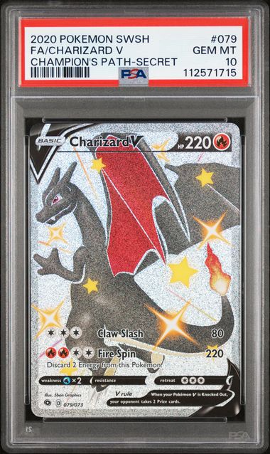 Charizard V 079/073 Champion's Path PSA 10 112571715