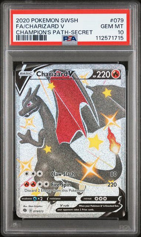 Charizard V 079/073 Champion's Path PSA 10 112571715