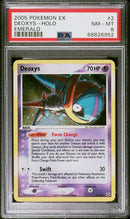 Deoxys - Holo 2/106 EX Emerald PSA 8 68826952