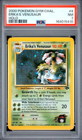 Erika's Venusaur - Holo 4/132 Gym Challenge PSA 7 164015410