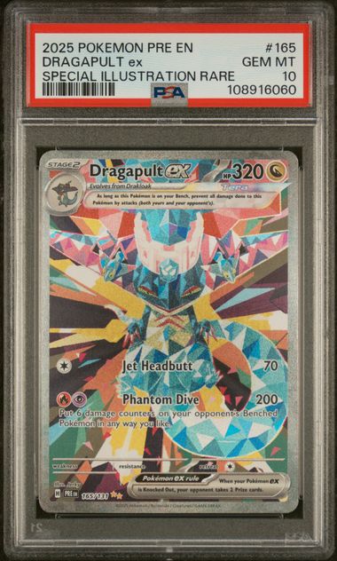 Dragapult ex 165/131 Prismatic Evolutions PSA 10 108916060