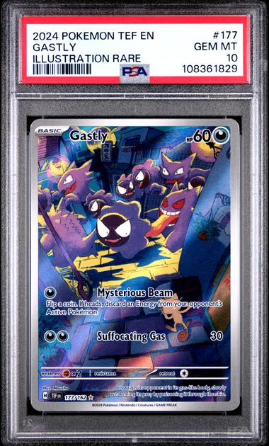 Gastly 177/162 Temporal Forces PSA 10 108361829
