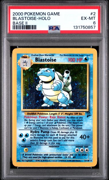 Blastoise 2/130 Base Set 2 PSA 6 131750857