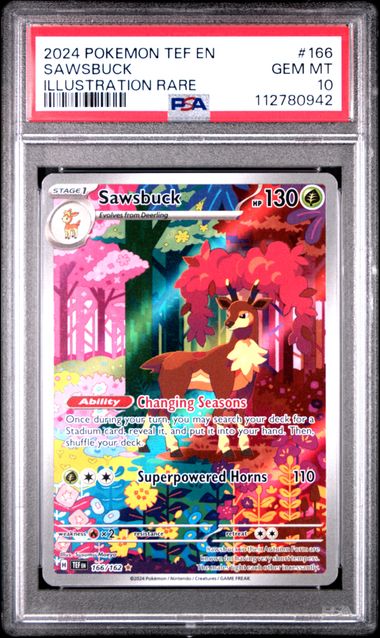Sawsbuck 166/162 Temporal Forces PSA 10 112780942