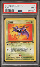 Zubat 57/62 Fossil 1st Edition PSA 9 94938551