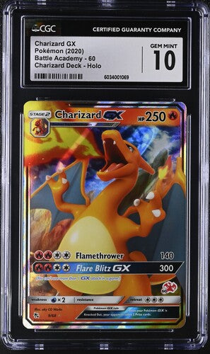 Charizard GX 9/68 Battle Academy - 60 CGC 10 6034001069
