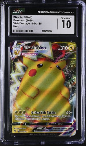Pikachu VMAX 044/185 Vivid Voltage CGC 10 6034001074