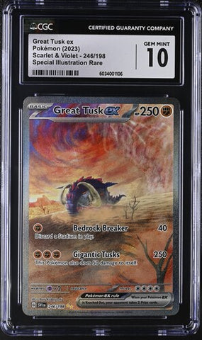 Great Tusk 246/198 S&V Base Set CGC 10 6034001106