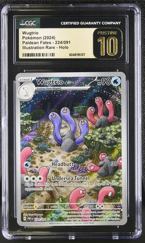 Wugtrio 224/091 Paldean Fates CGC Pristine 10 6048195127