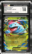 Mega Venusaur ex 003/132 Mega Evolution CGC 10 6147373050