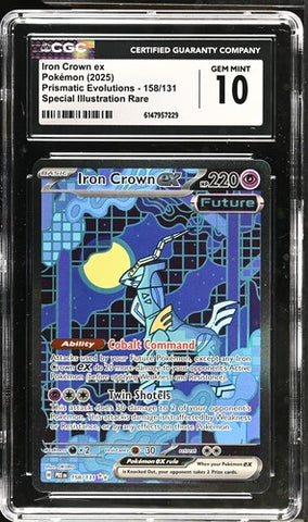 Iron Crown ex 158/131 Prismatic Evolutions CGC 10 6147957229