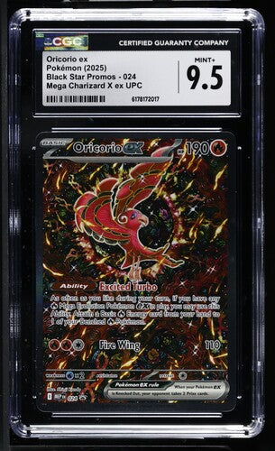 Oricorio ex (024) Black Star Promo CGC 9.5 6178172017