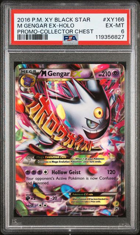 M Gengar EX XY166 Black Star Promo PSA 6 119356827