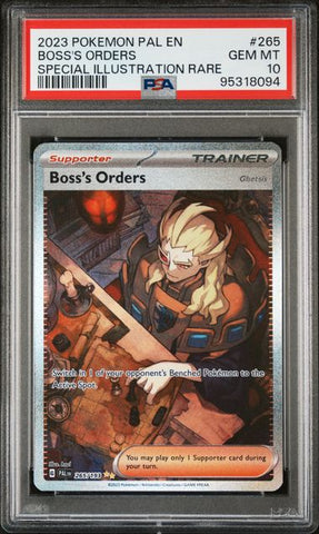 Boss's Orders 265/193 Paldea Evolved PSA 10 95318094