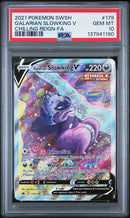 Galarian Slowking V 179 Chilling Reign Full Art PSA 10 137941190