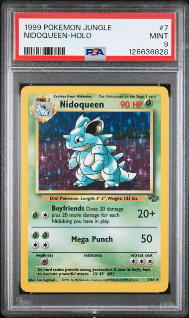 Nidoqueen 7/64 Jungle PSA 9 126636828