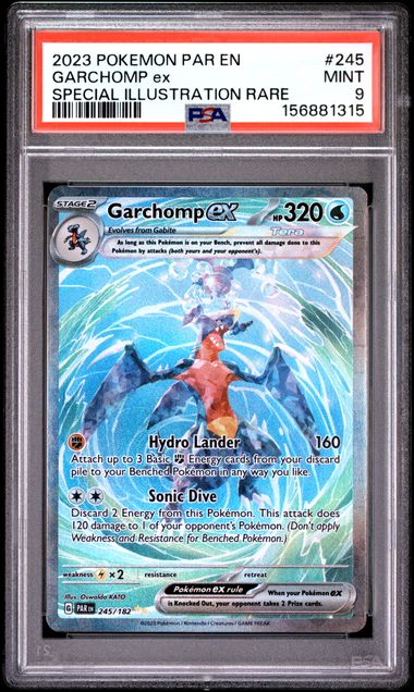 Garchomp ex 245/182 Paradox Rift PSA 9 156881315