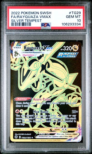 Rayquaza VMAX TG29/TG30 Sword & Shield: Silver Tempest PSA 10 106293334