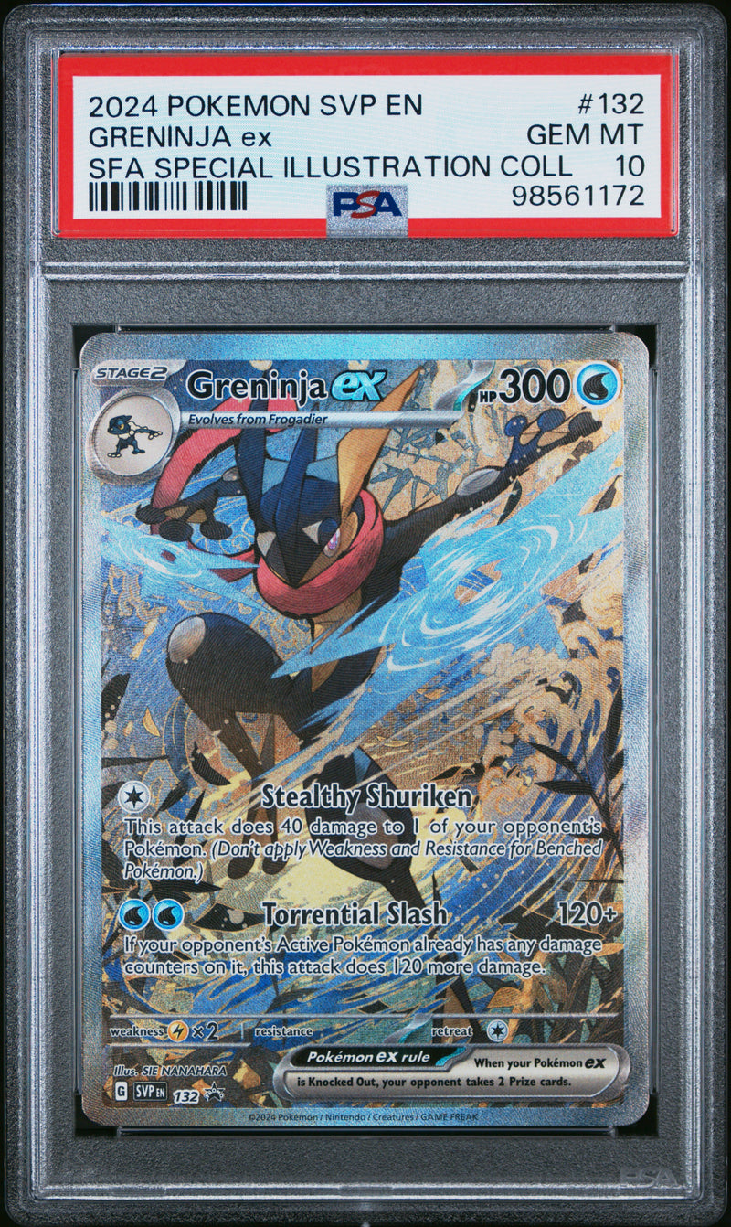 Greninja ex 132 Black Star Promo Scarlet & Violet PSA 10 98561172