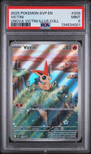Victini 208 SV Black Star Promo Unova Illustration Collection PSA 9 134634001