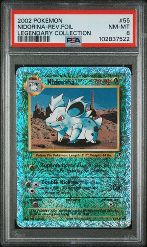 Nidorina 55/110 Legendary Collection Reverse Holo PSA 8 102837522