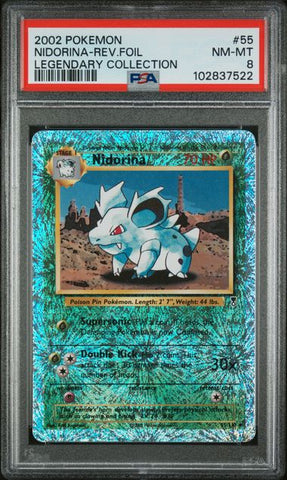 Nidorina 55/110 Legendary Collection Reverse Holo PSA 8 102837522