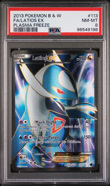 Latios EX 113/116 Plasma Freeze PSA 8 96549198