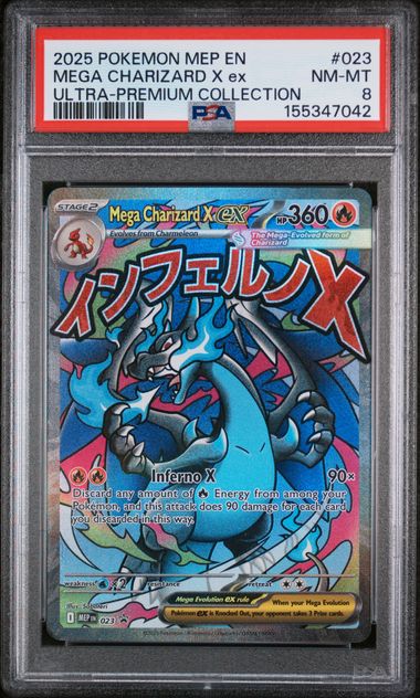Mega Charizard X ex (023) Promo PSA 8 155347042