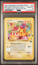 Birthday Pikachu 24 Celebrations Classic Collection PSA 10 91220882