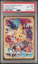 Pikachu 160/159 Crown Zenith PSA 8 72307361