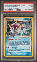 Vaporeon Gold Star 102/108 Power Keepers PSA 1 128168627