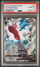 Medicham V 186/203 Sword & Shield: Evolving Skies PSA 10 96095713