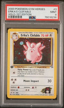 Erika's Clefable - Holo 3/132 Gym Heroes 1st Edition PSA 9 76016236