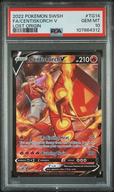 Centiskorch V TG14/TG30 Lost Origin PSA 10 107864312