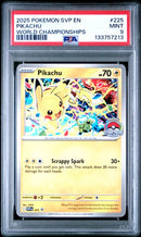 Pikachu (225) World Championship Promo PSA 9 133757213