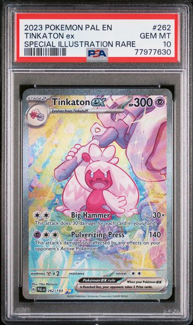 Tinkaton ex 262/193 Paldea Evolved PSA 10 77977630