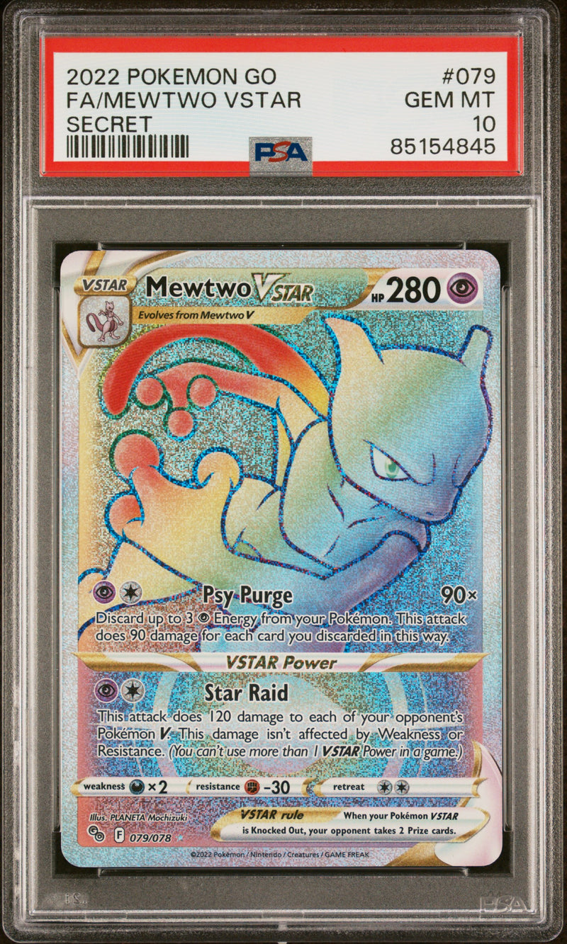 Mewtwo VSTAR 079/078 Pokemon Go PSA 10 85154845