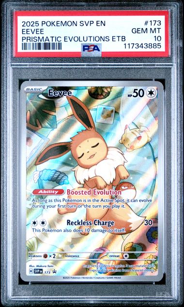 Eevee (173) Black Star Promo PSA 10 117343885