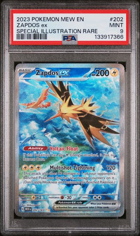 Zapdos ex 202/165 S&V 151 PSA 9 133917366