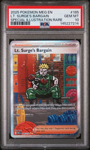 Lt. Surge's Bargain 185/132 Mega Evolution PSA 10 145227214