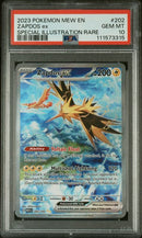 Zapdos ex 202/165 S&V: 151 PSA 10 111573315