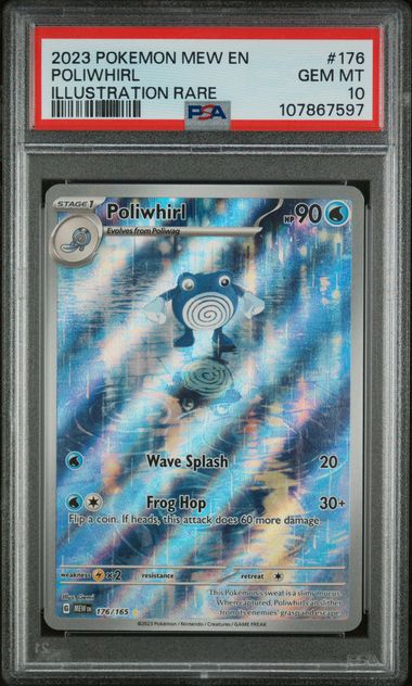 Poliwhirl 176/165 Scarlet & Violet: 151 PSA 10 107867597